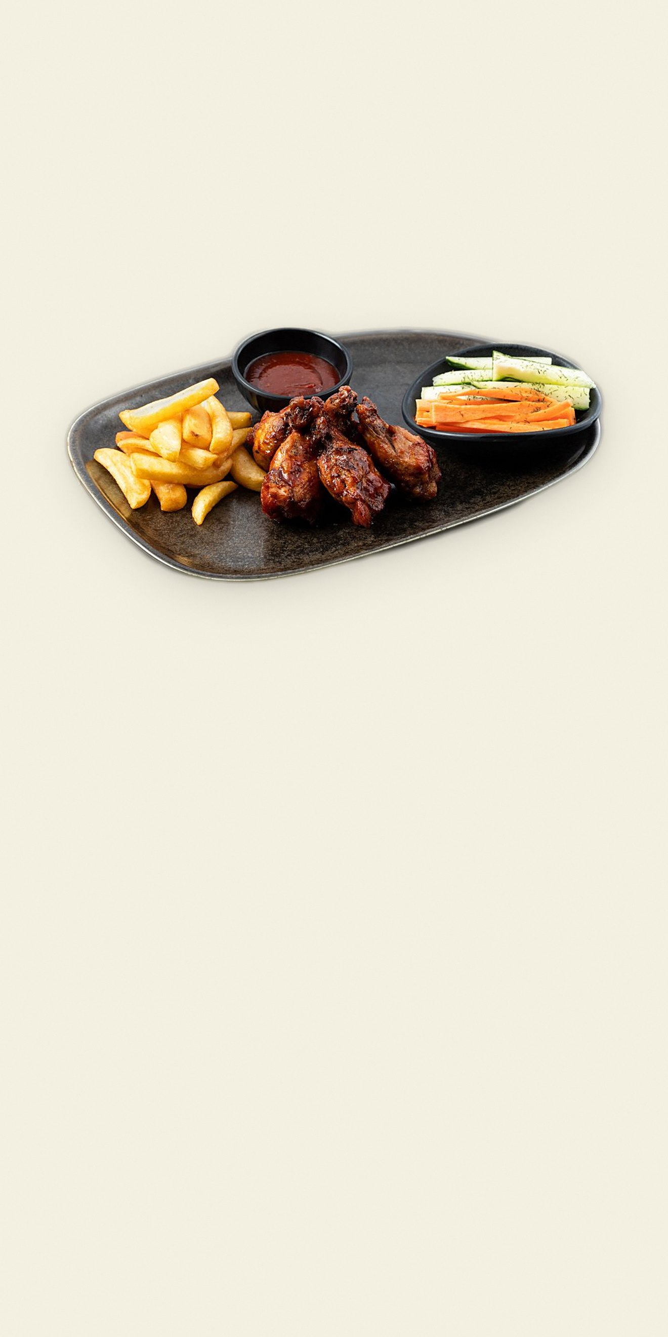 BBQ buffalo sparneliai