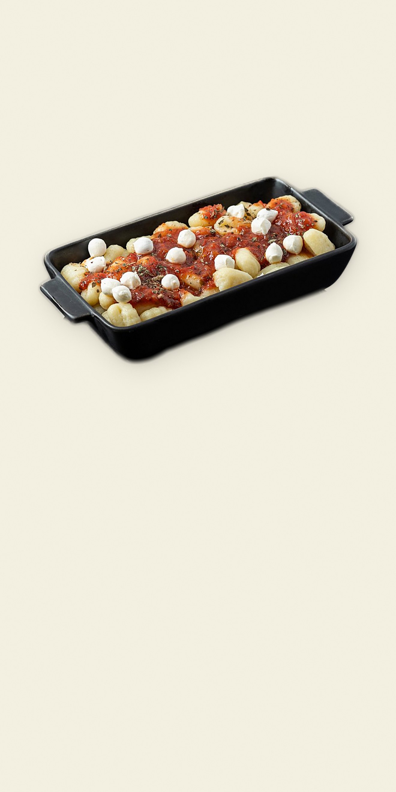 Gnocchi su mocarela ir marinara padažu